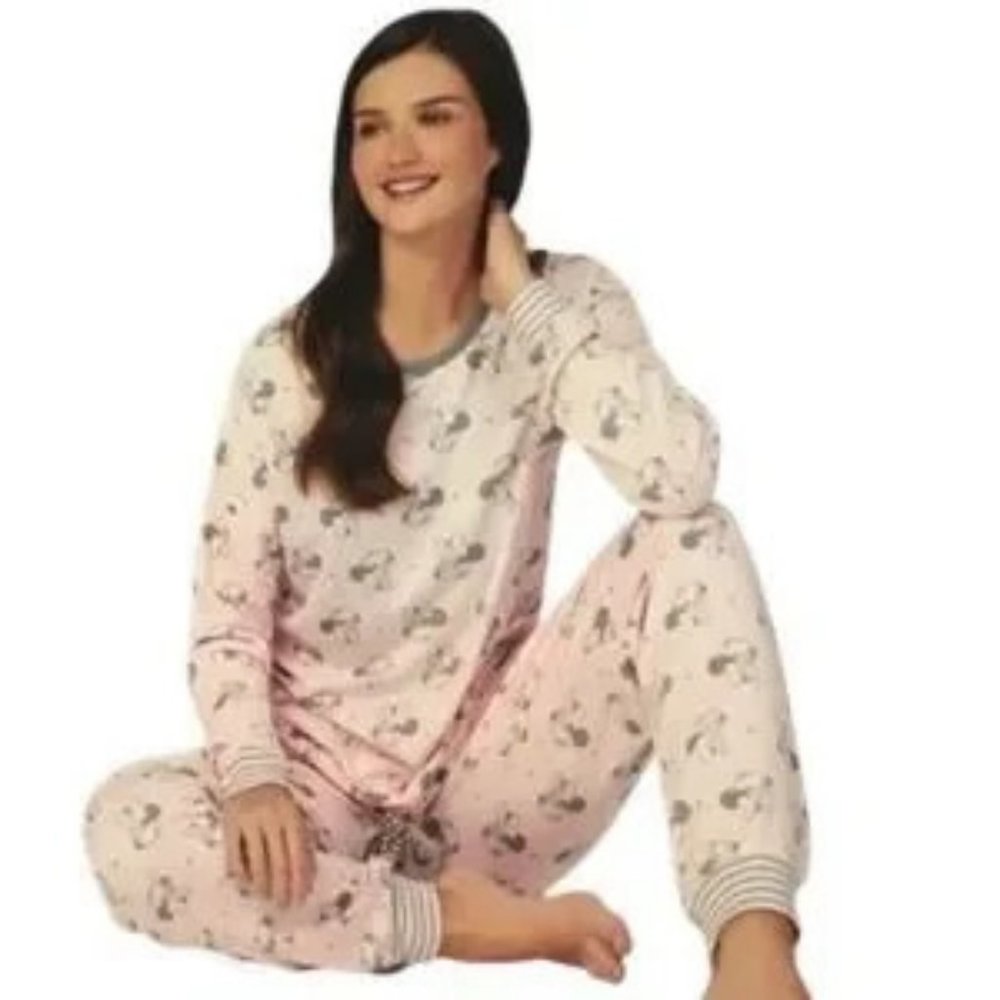 NWT Disney Minnie 2 Piece Cozy Pajama Set- Size XXL